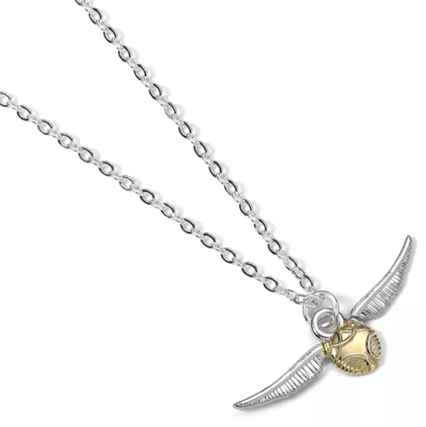 Harry Potter Golden Snitch Necklace (silver plated) - EWNX0004