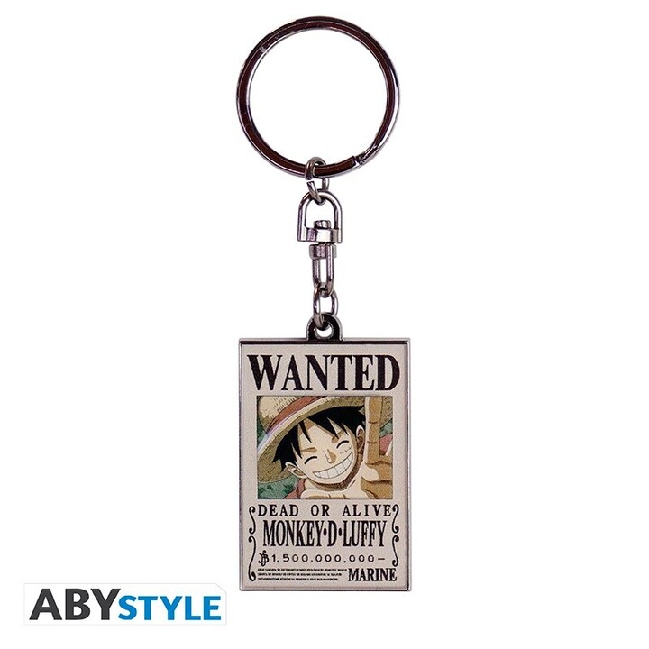 One Piece - Keychain "Wanted Luffy" - ABYKEY390
