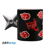 Naruto Shippuden Mug 3d Handle Shuriken Akatsuki - ABYMUGA096 