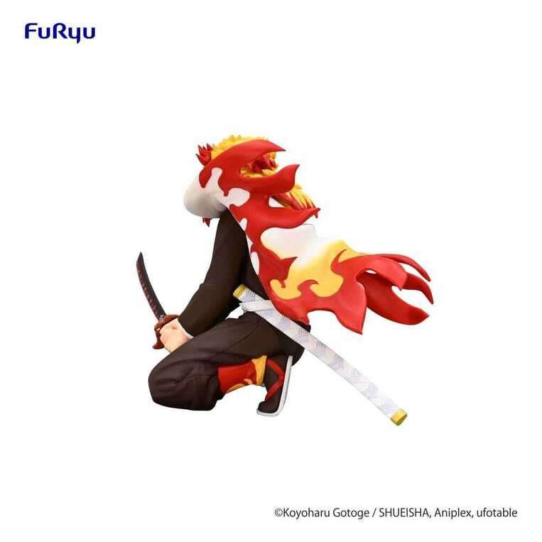 Demon Slayer: Kimetsu no Yaiba Noodle Stopper PVC Statue Rengoku Kyojuro Battle Ver. 10 cm - FRYU50175 