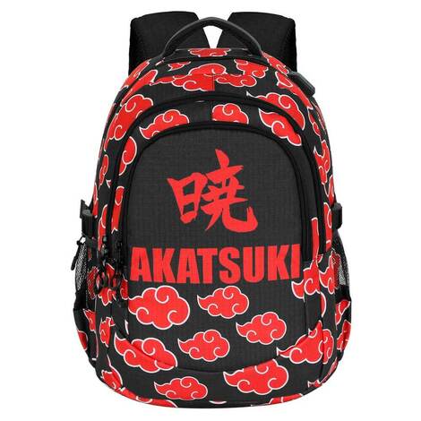 Naruto Black PLUS Running Backpack Naruto Kanji - KMN07296