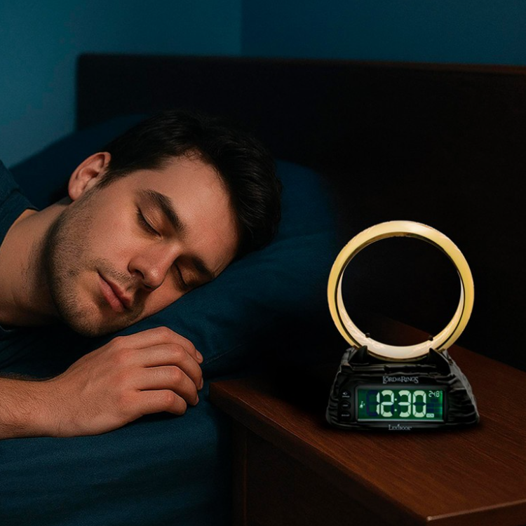 Lord Of The Rings Digital Alarm Clock With Lighting Ring - 25.RL805LR
