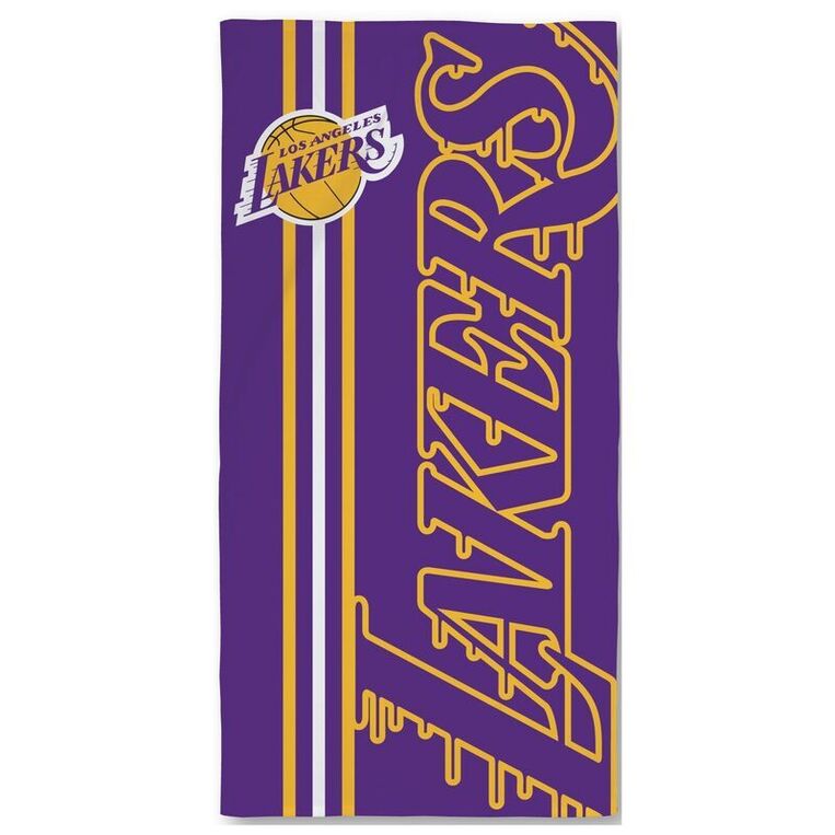 Los Angeles Lakers Cotton Beach Towel 70x140cm - NBA002