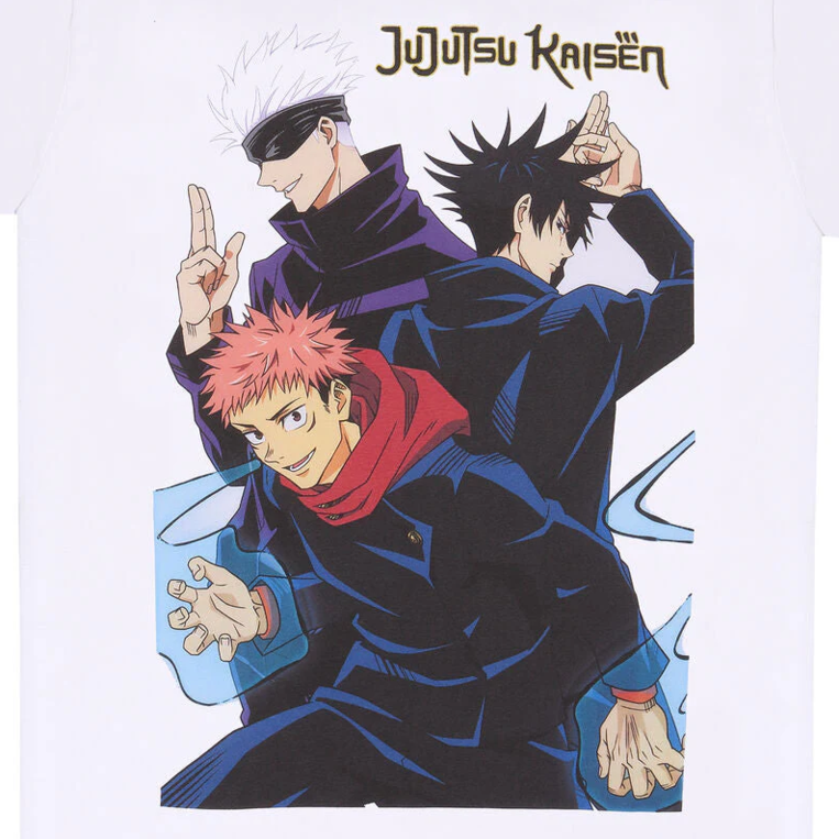 Jujutsu Kaisen - Trio White T-Shirt - JUK03200TSW- S
