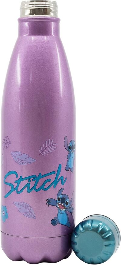 Disney Lilo & Stitch Metallic bottle Stitch Lilac 780 ml - STR01361
