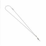 Harry Potter Lightning Bolt Sterling Silver Necklace with Swarovski Crystals - EHPSN001