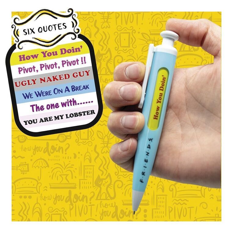 Friends Quote Pen With 6 Different Quotes - SLFS107