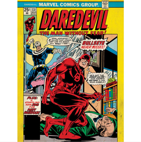 Marvel Comics (Daredevil - Bullseye Never Misses) Canvas 60 x 80cm - DC99206