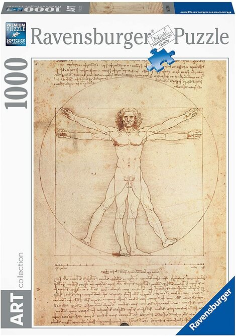 Ravensburger Da Vinci: Μελέτη 1000pcs - (05-15250)