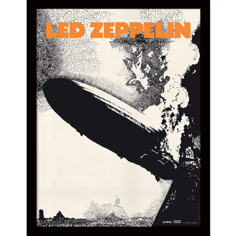 Led Zeppelin (Led Zeppelin I) Wooden Print (Framed) 30 x 40cm - FP12423P