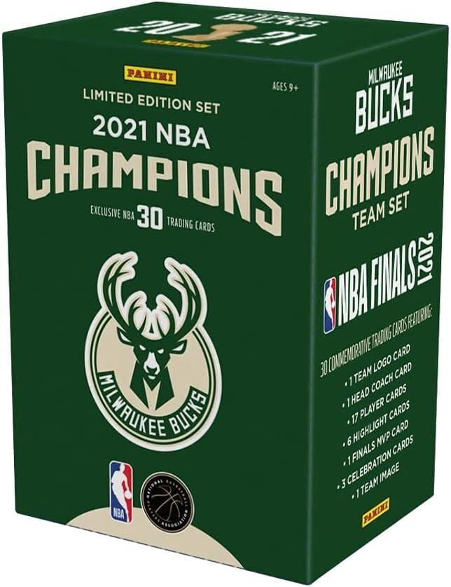 Panini - 2021 NBA Champions Milwaukee Bucks Blaster Box - BKSET2021
