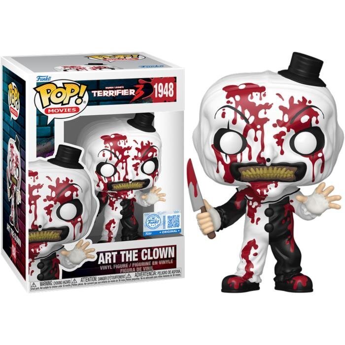 Funko POP! Terrifier 3 - Art the Clown (Bloody) #1948 (Exclusive Figure)