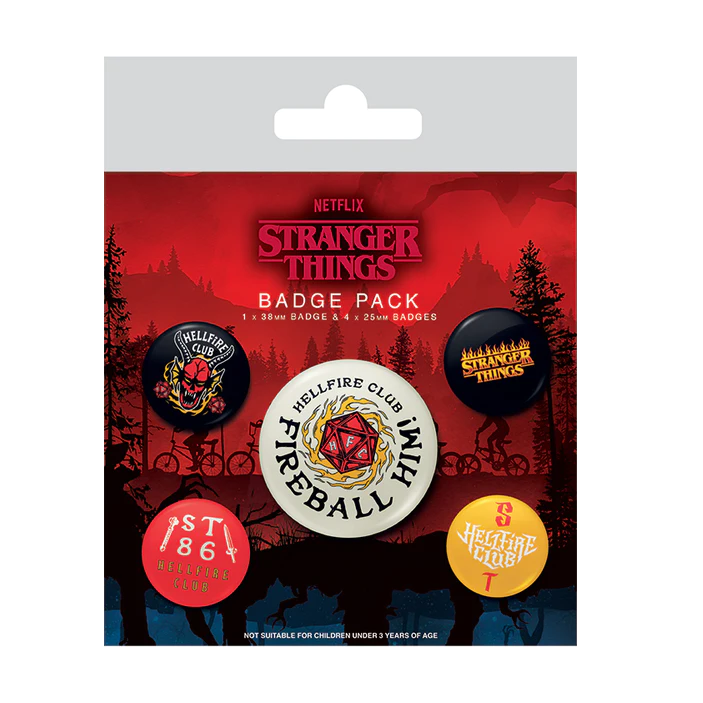 Stanger Things 4 Badge Pack - BP80724