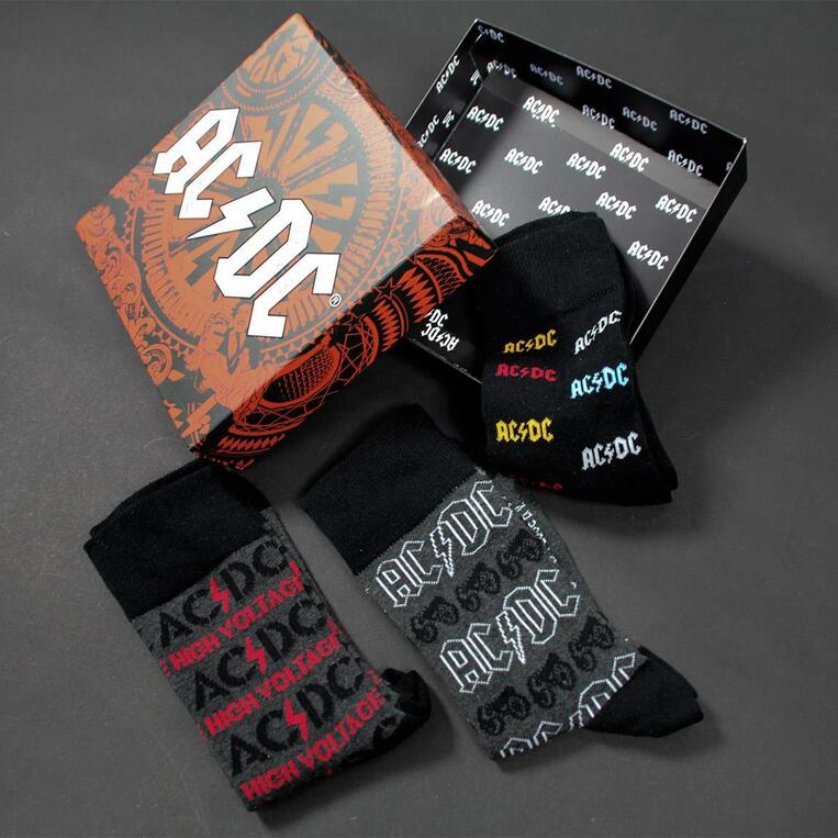 AC/DC Socks 3-Pack High Voltage (EU 35 to 41) - CRD2200007097