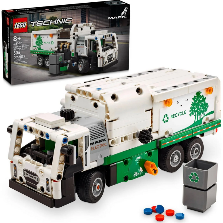 LEGO Technic Mack® LR Electric Garbage Truck - 42167