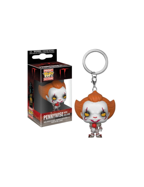 Stephen King's It 2017 Pocket POP! Vinyl Keychain Pennywise with Balloon