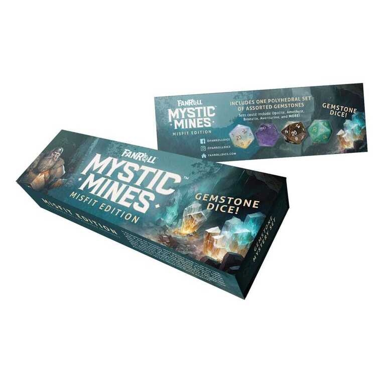 Misfit Mystic Mines 7 Dice Set Blind Box Mystery Gemstone - FNRL9204