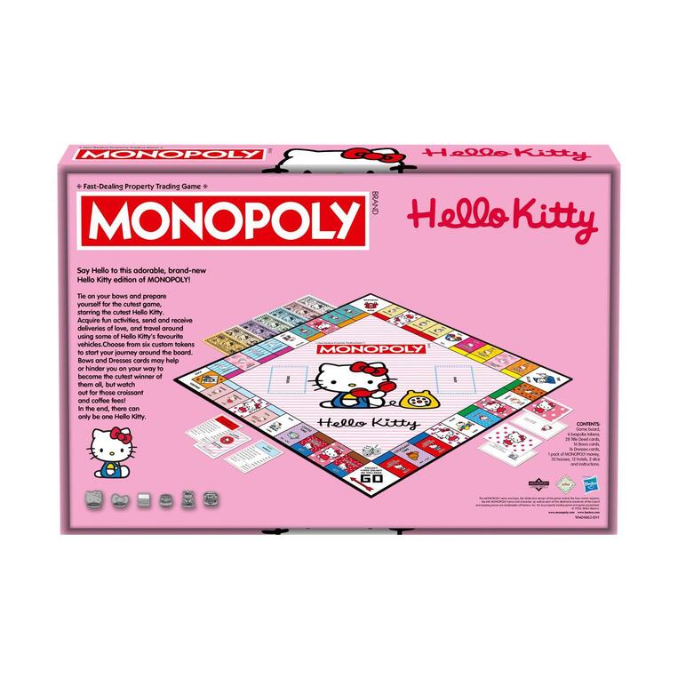 Monopoly Hello Kitty Board Game (English Language) - WM04863