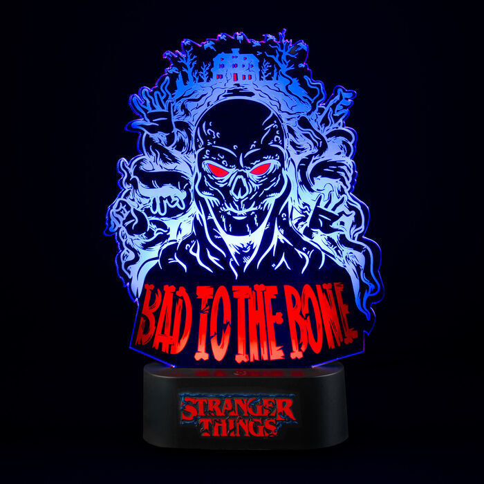 Stranger Things Bad To the Bone Led Lamp - LAMPL003