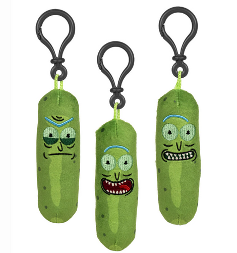Rick & Morty Pickle assorted plush keychain 10cm - 760025635