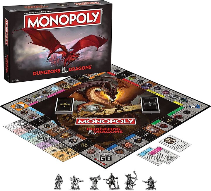 Monopoly: Dungeons & Dragons - Board game - WM02022-EN1