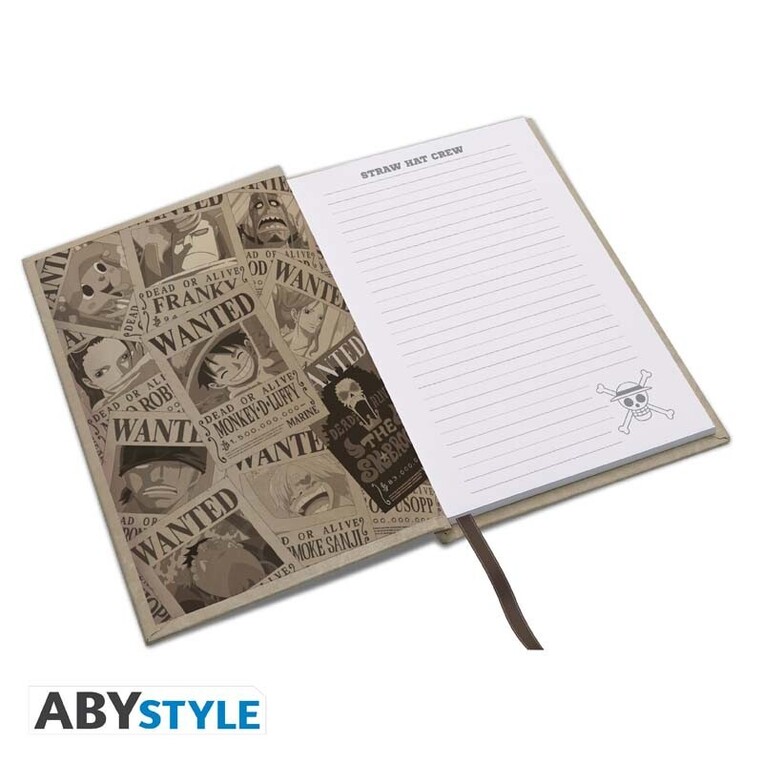 One Piece - A5 Notebook "Wanted Luffy" - ABYNOT111