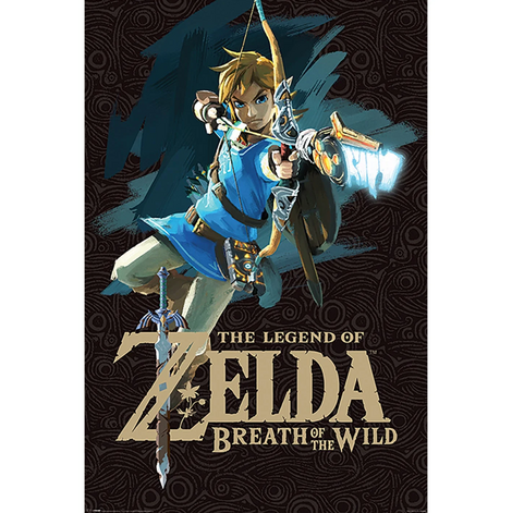The Legend Of Zelda: Breath Of The Wild (Game Cover) 61x91.5cm Maxi Poster - PP34040