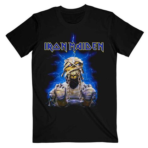 Iron Maiden Unisex T-Shirt: Powerslave Mummy (Black) - IMTEE30MB
