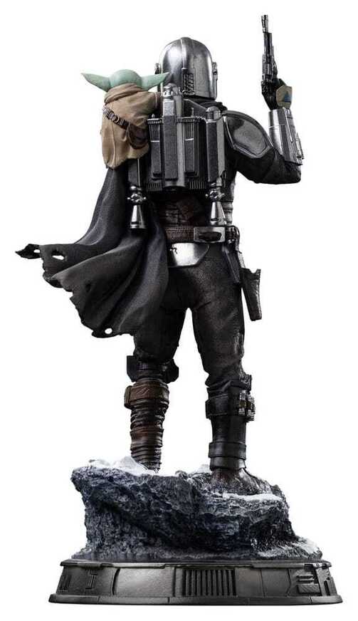 The Mandalorian & Grogu Art Scale Statue 1/10 The Mandalorian and Grogu 25 cm - IS33665