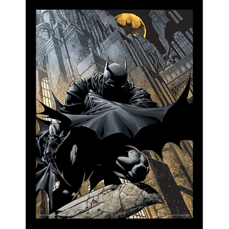 DC Comics Batman (Night Watch) Wooden Framed Print (30x40) - FP11603P