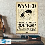 One Piece Parchment Poster Wanted Luffy 66 x 46 cm - GBYDCO606