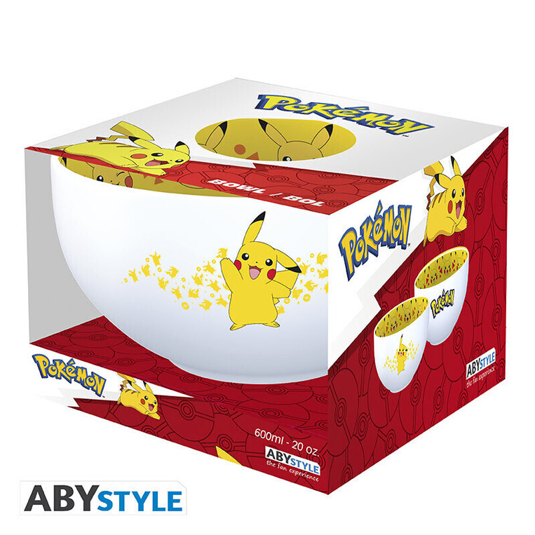Pokemon Bowl 600ml "Pikachu" Cardboard Box - ABYBOL067