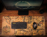 Lord of the Rings XL Mousepad Middle Earth Map - MGGE020