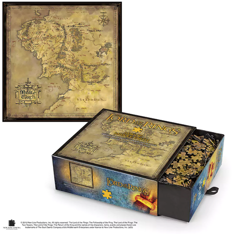 Lord of the Rings Jigsaw Puzzle Middle Earth (1000 pieces) - NN9472