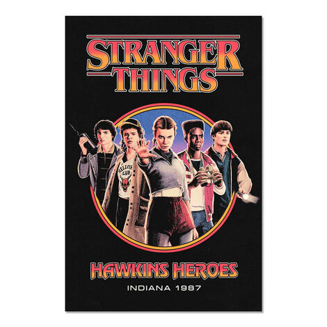 Stranger Things Hawkins Heroes 91.5 x 61 cm Poster - GPE5957