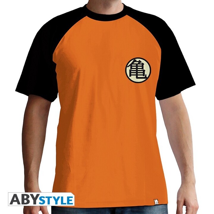 Dragon Ball - Tshirt "Kame Symbol" man orange - premium - ABYTEX331