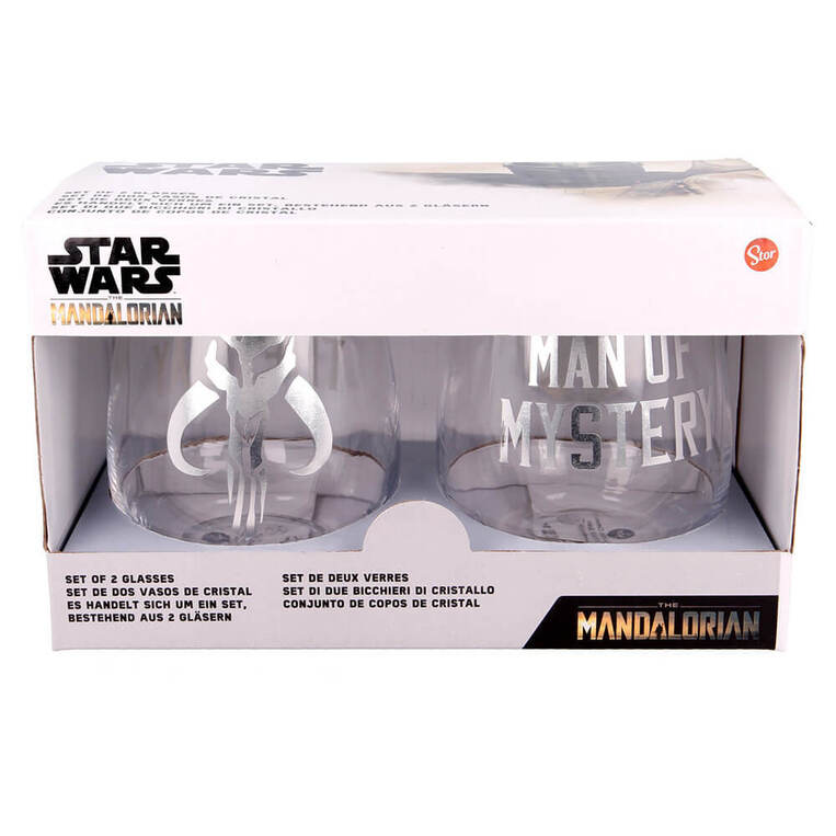 The Child Mandalorian 2 Pcs 510 ml Crystal Glass Set - ST04866