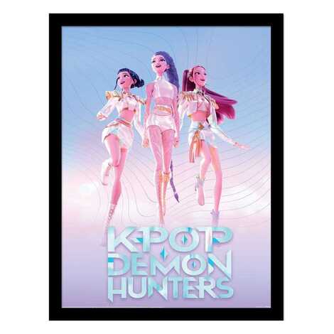 KPop Demon Hunters Collector Print Framed Poster Trio - FP2510434