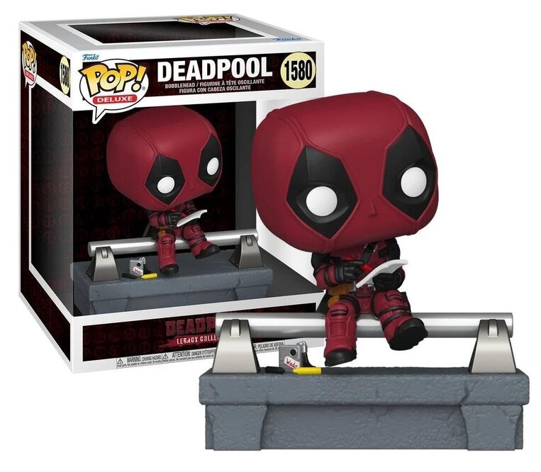 Funko POP! Deluxe Marvel: Deadpool - Deadpool on Bridge #1580 Figure 