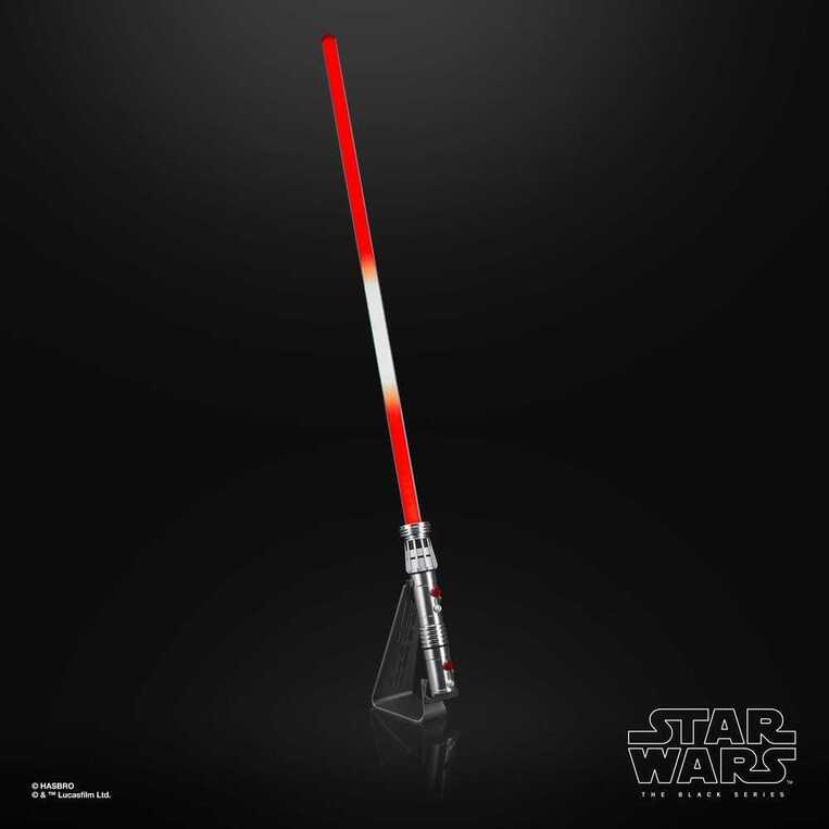 Star Wars: Maul - Shadow Lord Black Series Replica Force FX Elite Lightsaber Maul - G2551