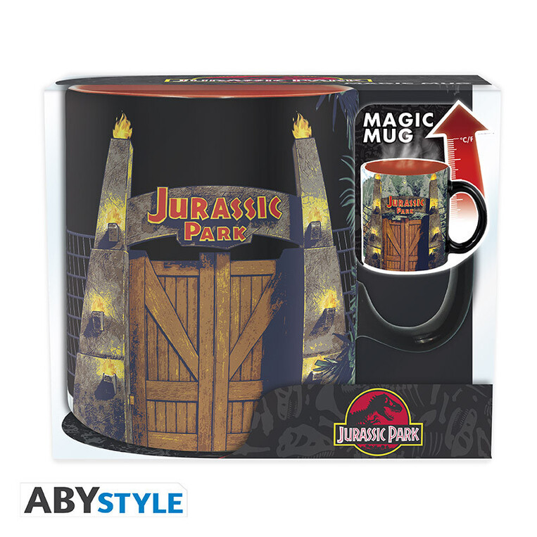 Jurassic Park Mug Heat Change 460 ml Gate - ABYMUGA053 