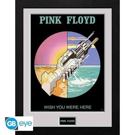 Pink Floyd - Wooden Framed Print "Wish You Were Here" (30x40) - PFC2087