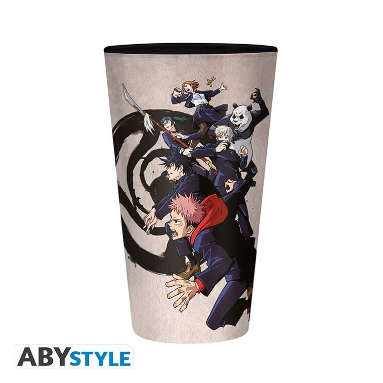 Jujutsu Kaisen Large Glass 400ml Tokyo vs Kyoto - ABYVER238