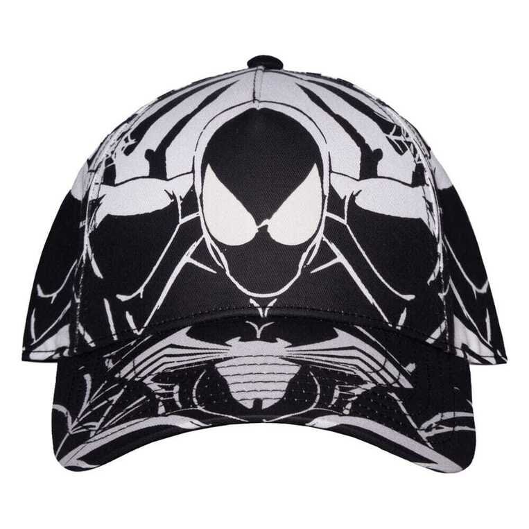 Marvel Spider-Man Baseball Cap Black & White All-over-Print - BA122372SPN