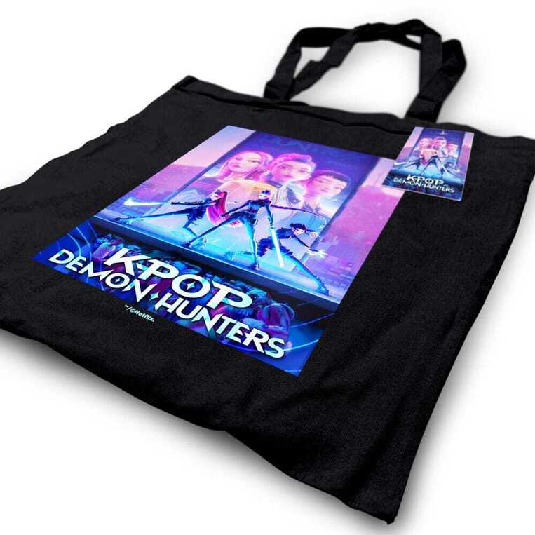 KPop Demon Hunters Tote Bag Movie Key Art - NW1754