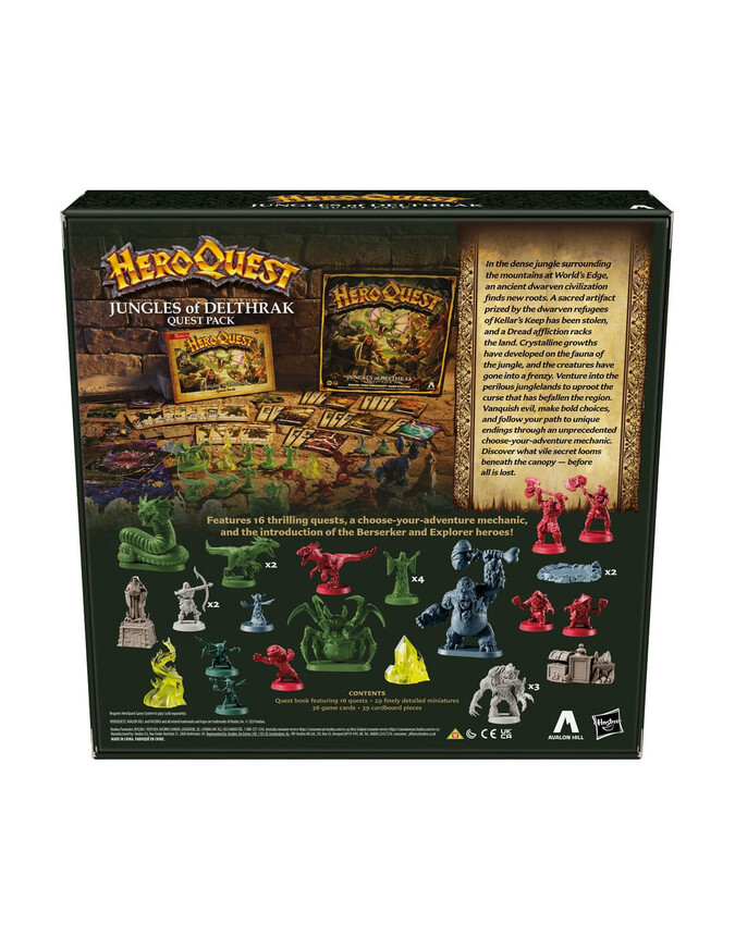 Επέκταση HeroQuest: Jungles of Delthrak Quest Pack - F9907