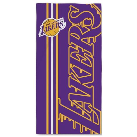 Los Angeles Lakers Cotton Beach Towel 70x140cm - NBA002