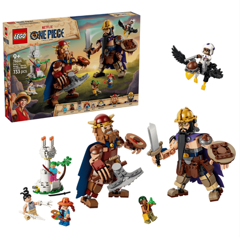 LEGO One Piece Dorry vs. Brogy – Giants of Little Garden - 75644 