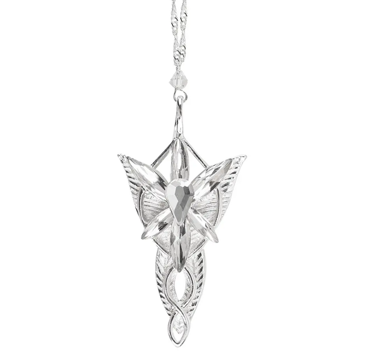 Lord Of The Rings Necklace with Pendant Evenstar (brass) - CR3050