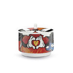 Disney Red Mickey Mouse Sugar Bowl - PWM41